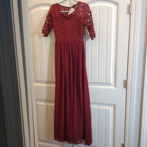 Floor length dress